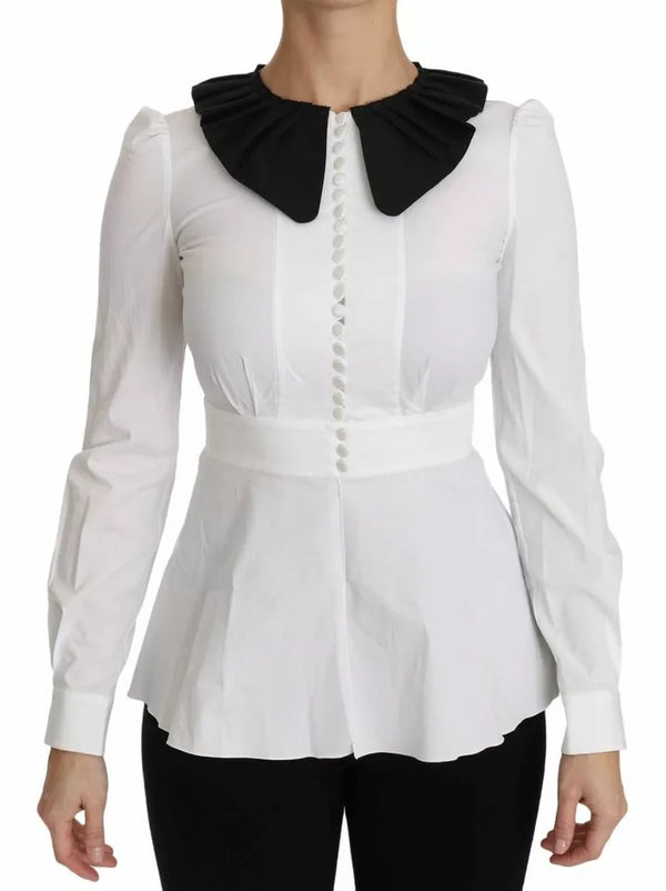 Dolce & Gabbana 97% Cotton blouse in white