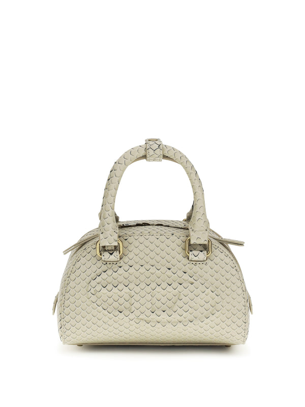 Diesel 100% calf leather (Bos taurus) shoulder bag in beige