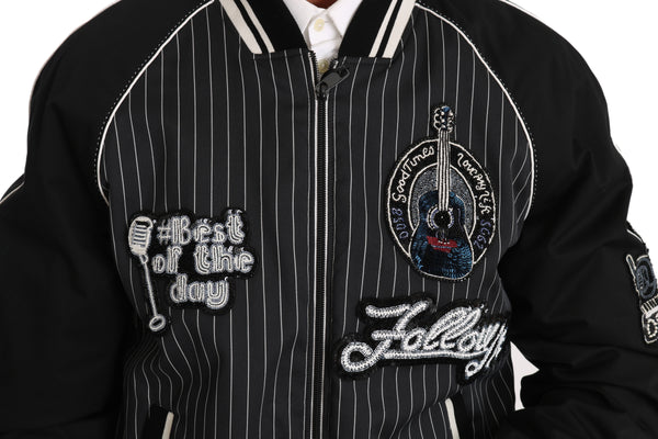 Dolce & Gabbana 88% Cotton jacket in black