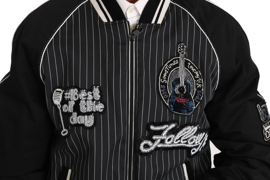 Dolce & Gabbana 88% Cotton jacket in black