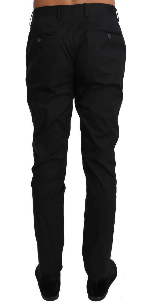 Dolce & Gabbana 70% Wool trousers in black