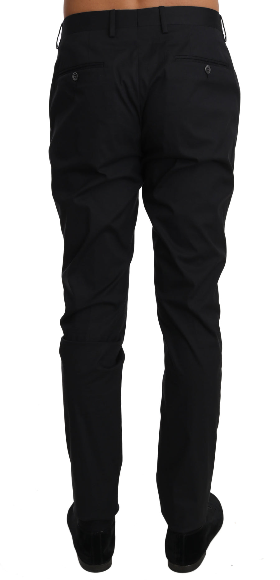 Dolce & Gabbana 70% Wool trousers in black