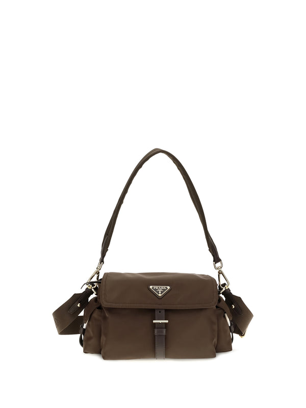 Pattina Bruciato Recycled Polyamide Shoulder Bags