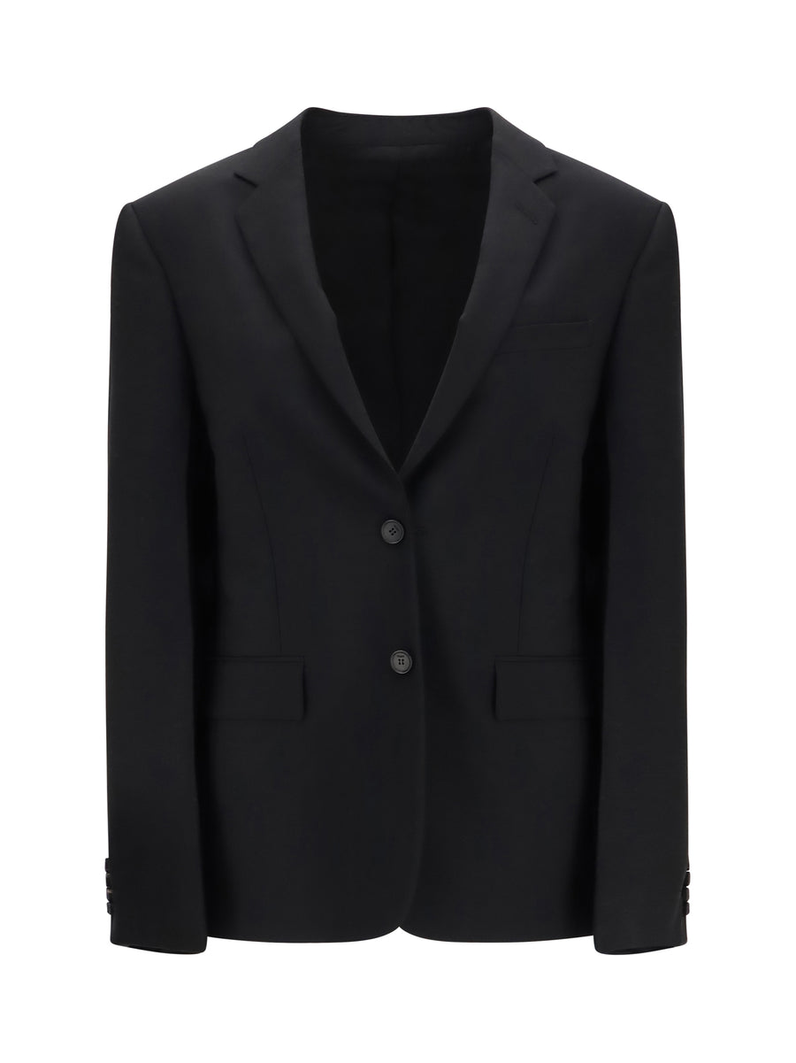 Kid Mohair Blazer Nero Jacket