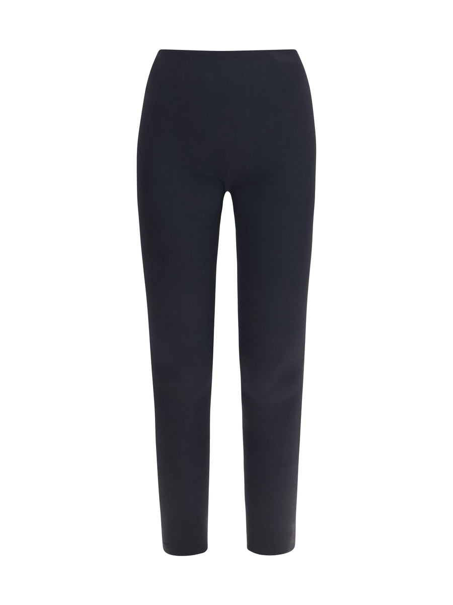 Seamless Leggings Black Polyamide; Elastane