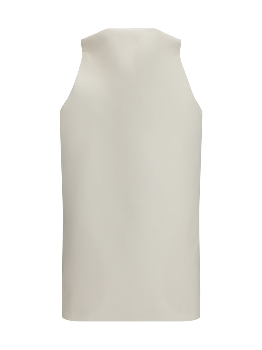 Balenciaga 80% Wool Ovis Aries; 20% Silk dress in ivory