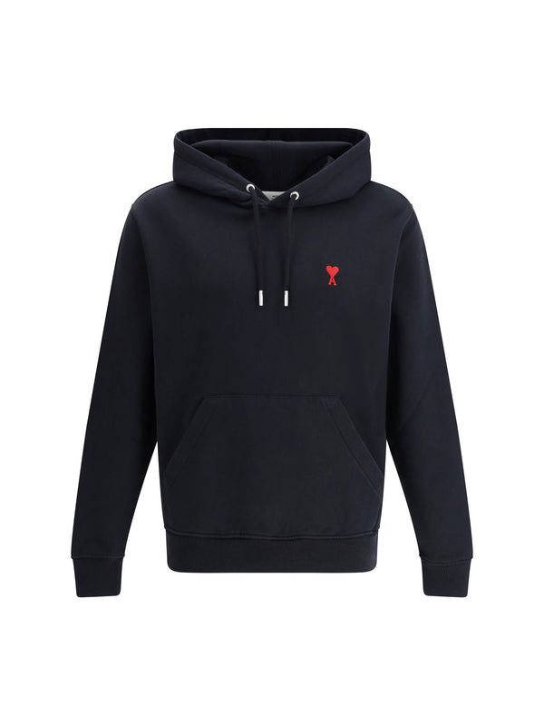 AMI Paris 100% Cotton hoodie in black
