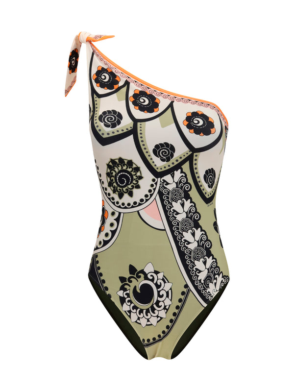 La Double J 73% Polyamide one-piece swimsuit in multicolor