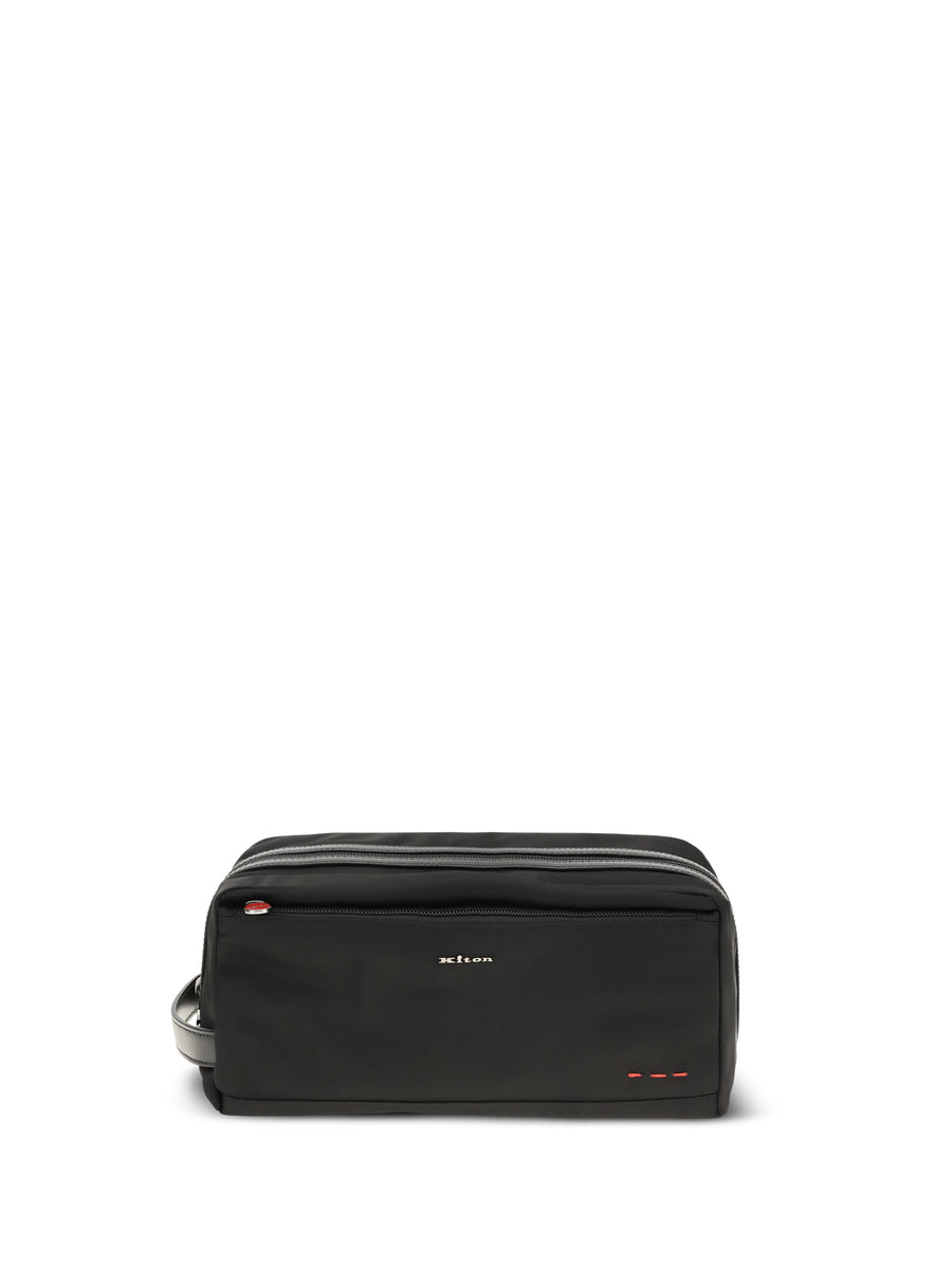 Beauty Case Black Nylon Handbags
