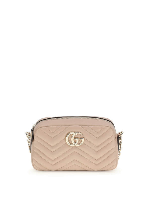 Gucci 100% lamb nappa leather shoulder bag in beige