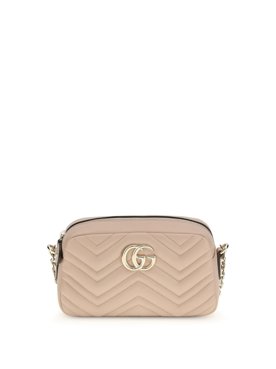 Gucci 100% lamb nappa leather shoulder bag in beige