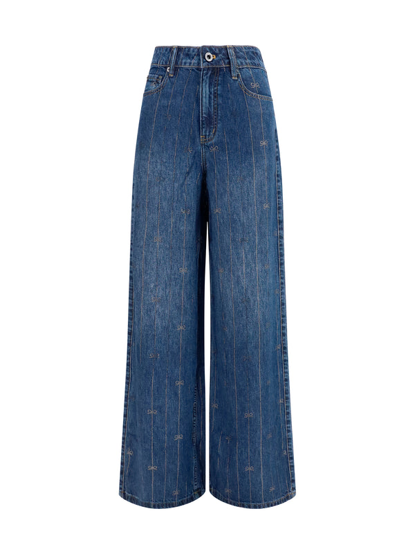 Self-Portrait 100% Lyocell jeans in blue