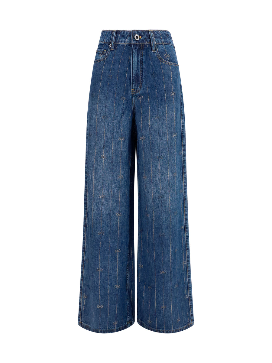 Self-Portrait 100% Lyocell jeans in blue