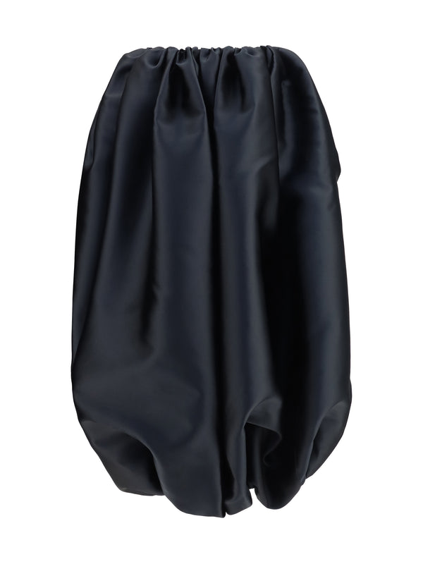 Calvin Klein 82% Polyester; 18% Silk skirt in black