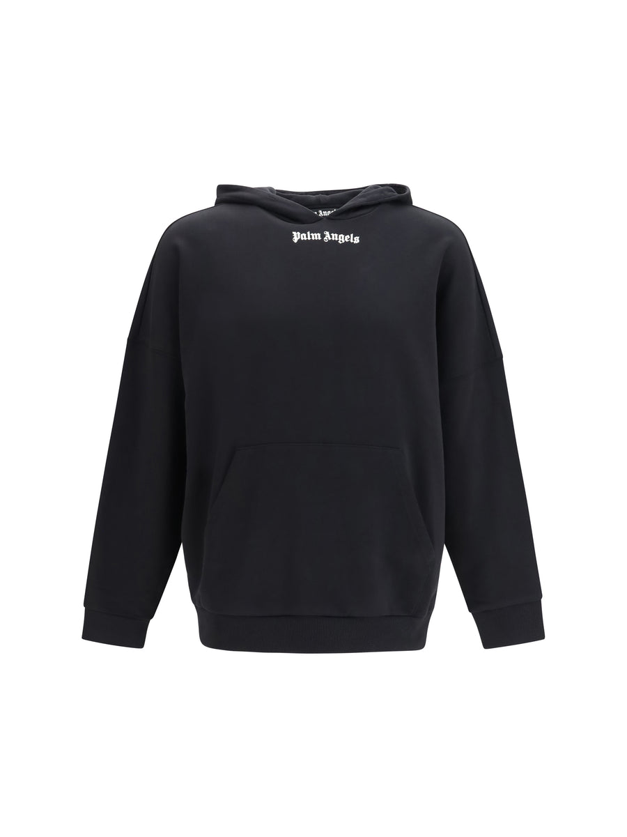 Hoodie Classic Logo Black-Off White Black/off Cotton Sweatshirts