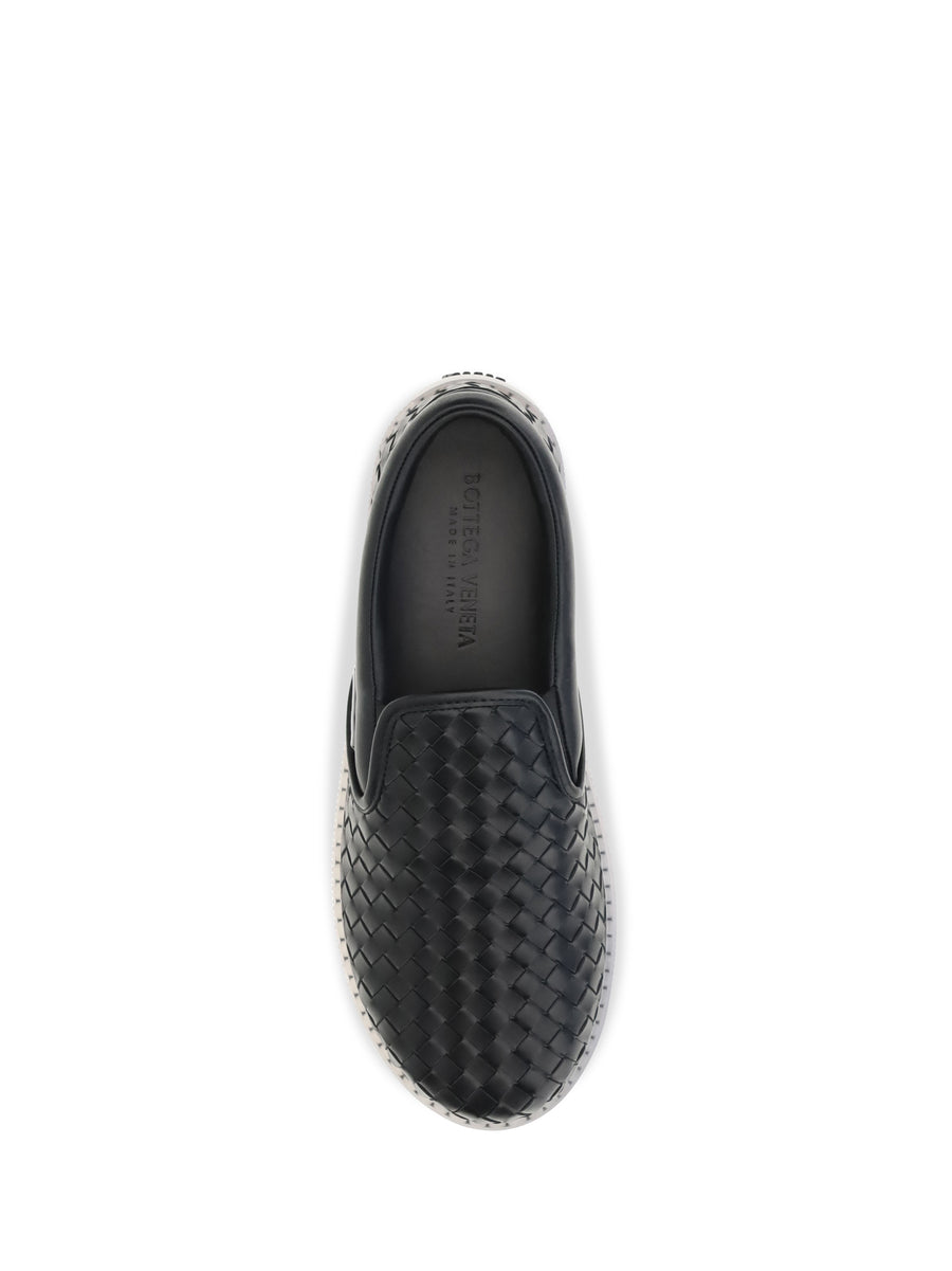 Sneakers Serena Black Leather Trainers