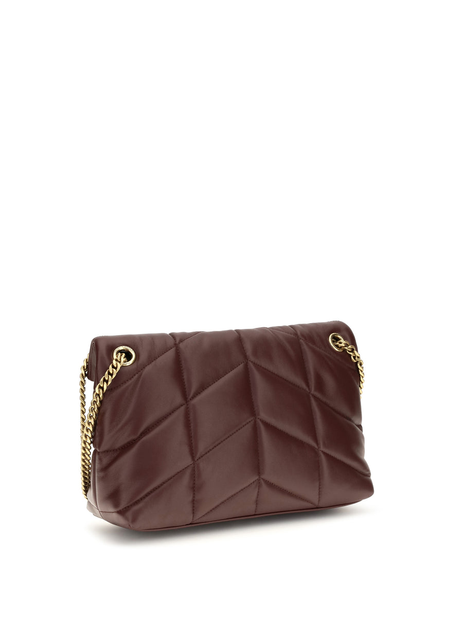 Shoulder Bag Puffer Toy Lambskin Light Hot Wine