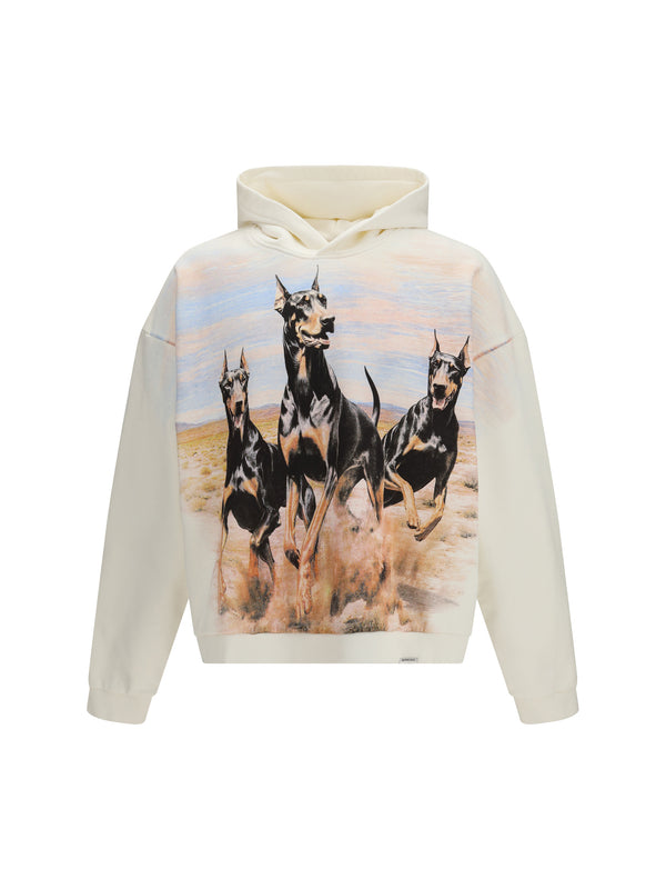Represent 100% Cotton hoodie in white