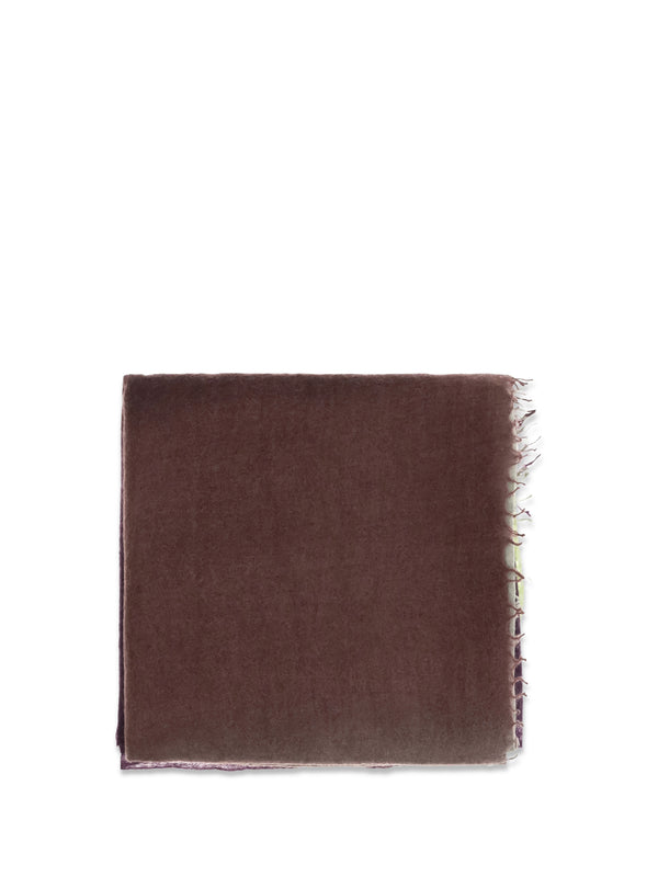 Mirror In The Sky 100% Cashmere scarf in brown