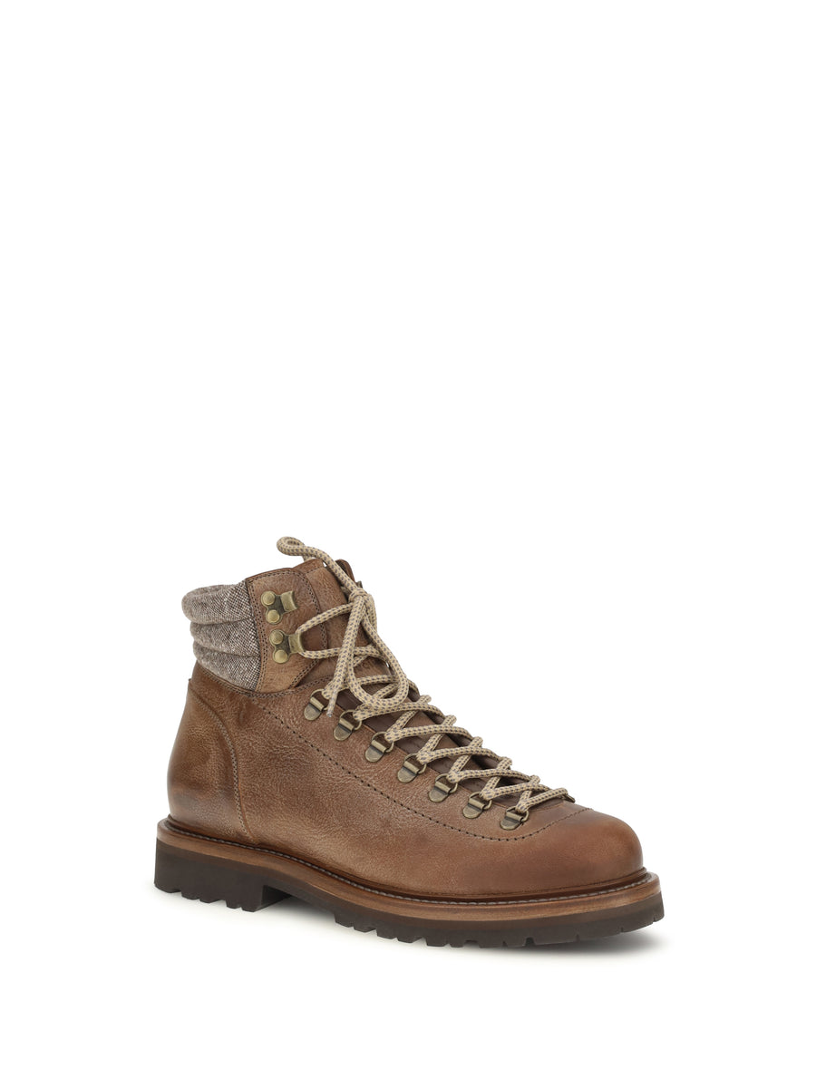 Mountain Boots Camel Leather