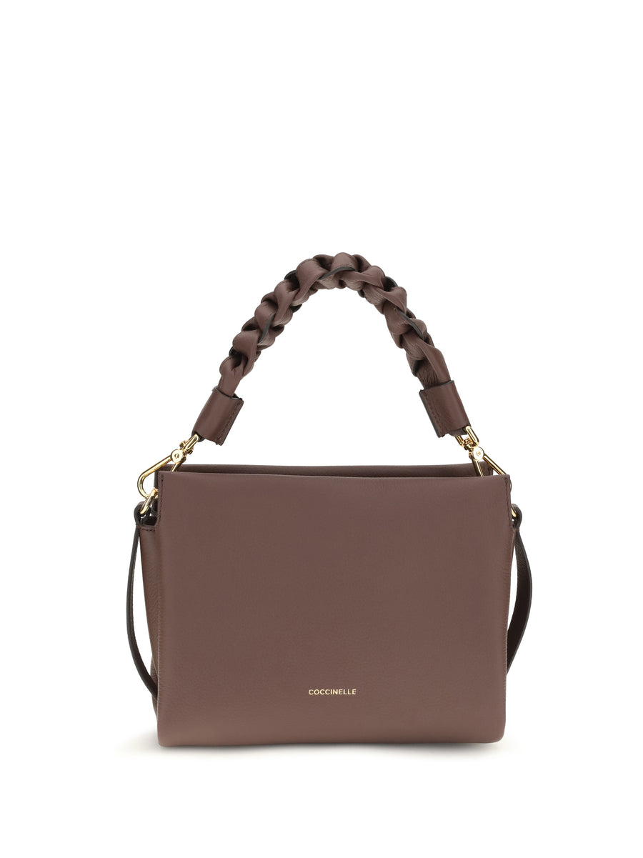 Coccinelle 100% Calf Leather Bos Taurus shoulder bag in brown
