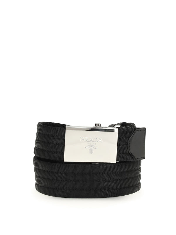 Prada 100% Polyester belt in black