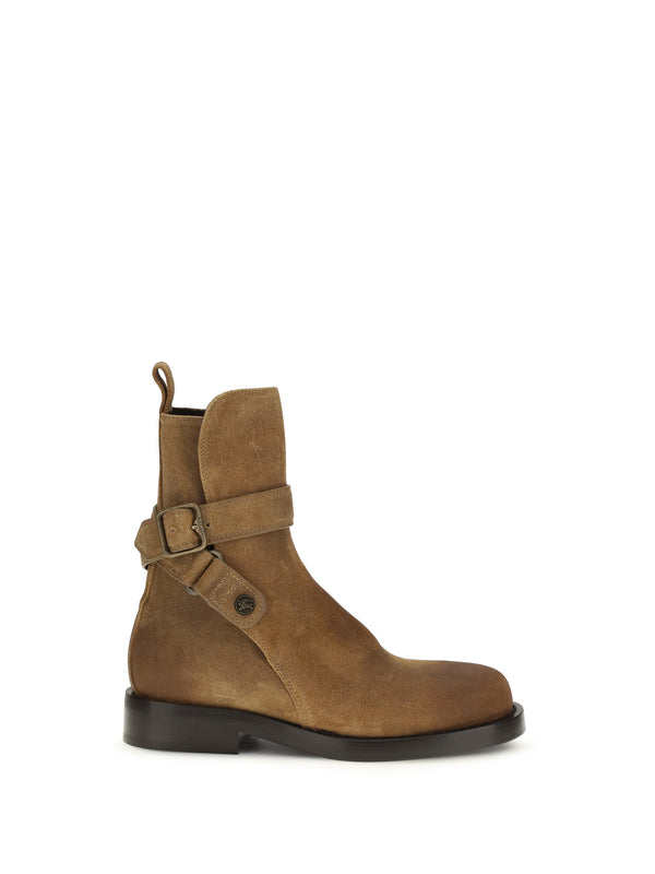 Burberry Upper: 100% calf leather; Sole: 70% calf leather boot in beige