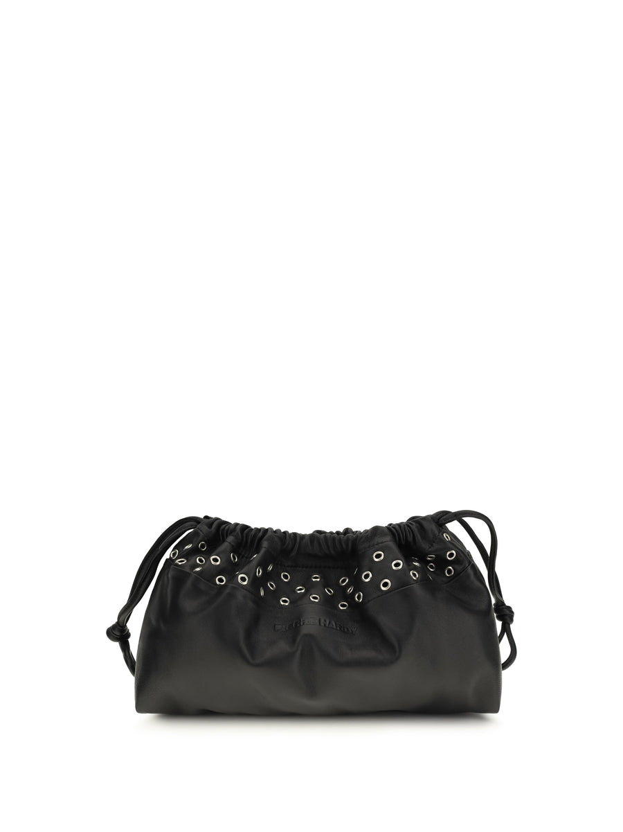 Pierre Hardy 100% calf leather (Bos taurus) clutch in black