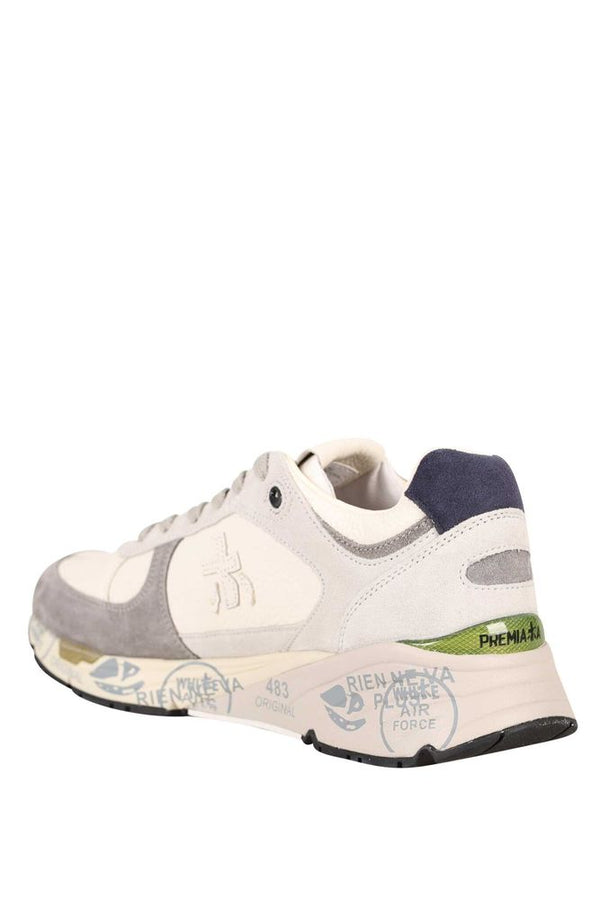 Premiata Calf leather sneaker in beige