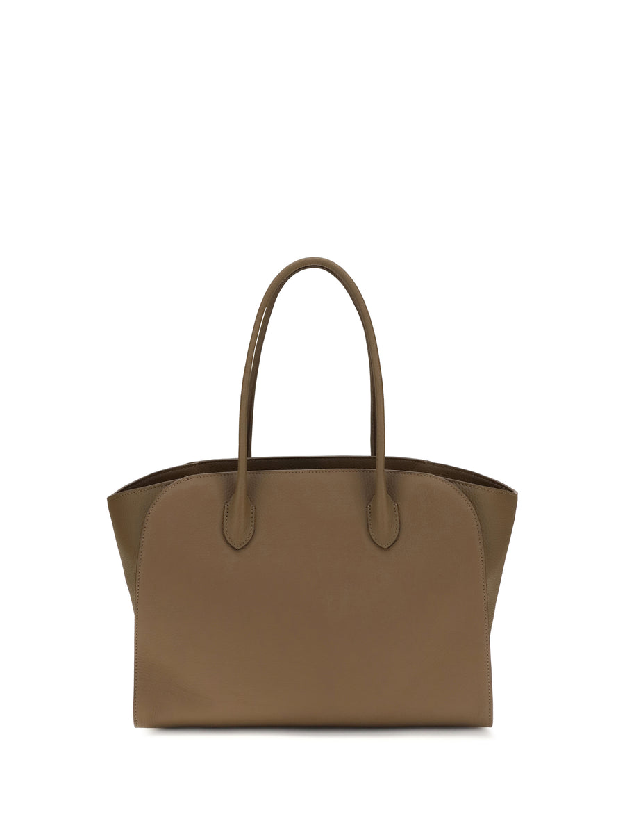 Marlo 14 Tote Bag Dark Muschio Ans Calf Leather Bos Taurus Shoulder
