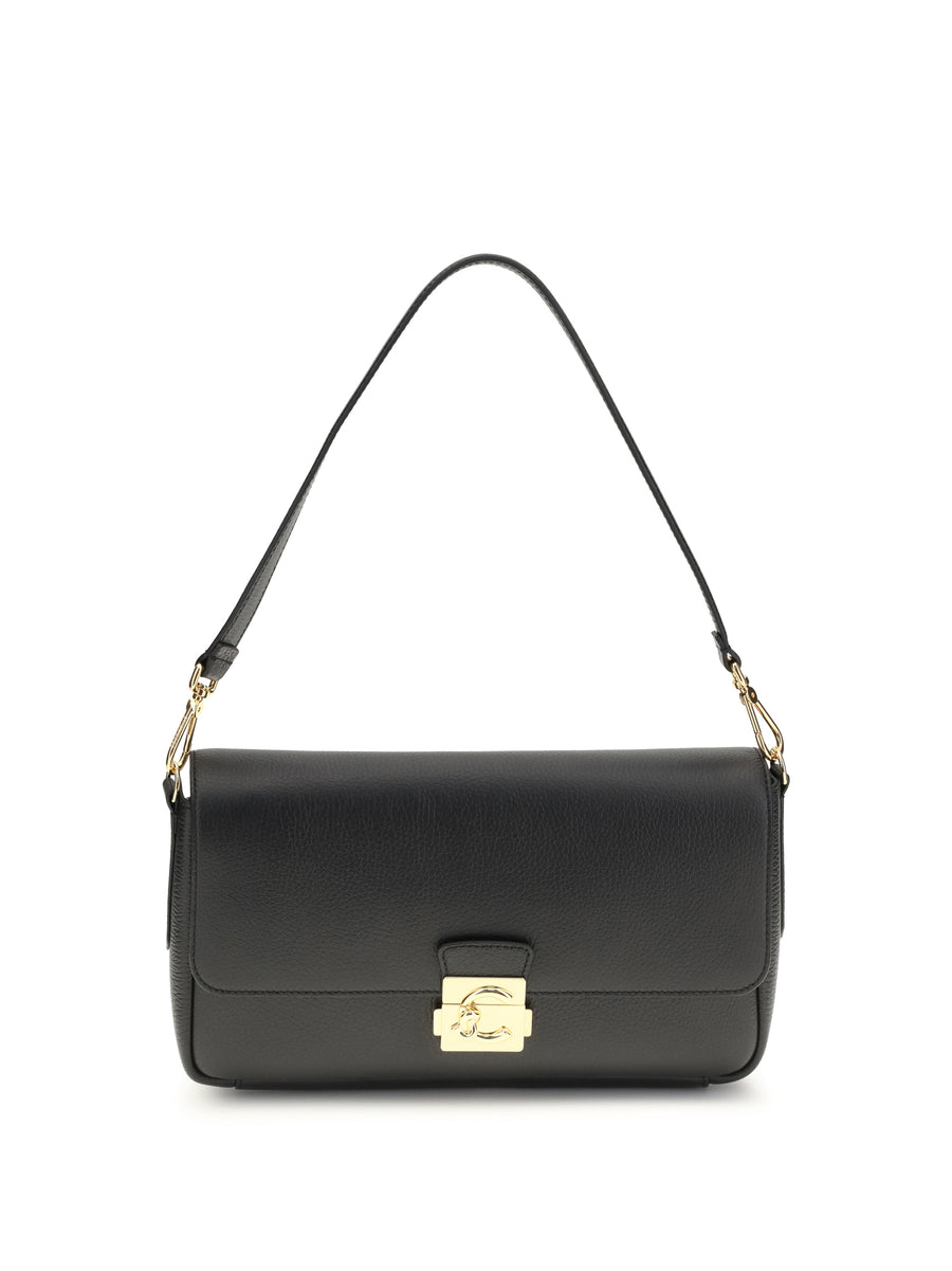 Shoulder Bag C-Me Lock Black Calf Leather