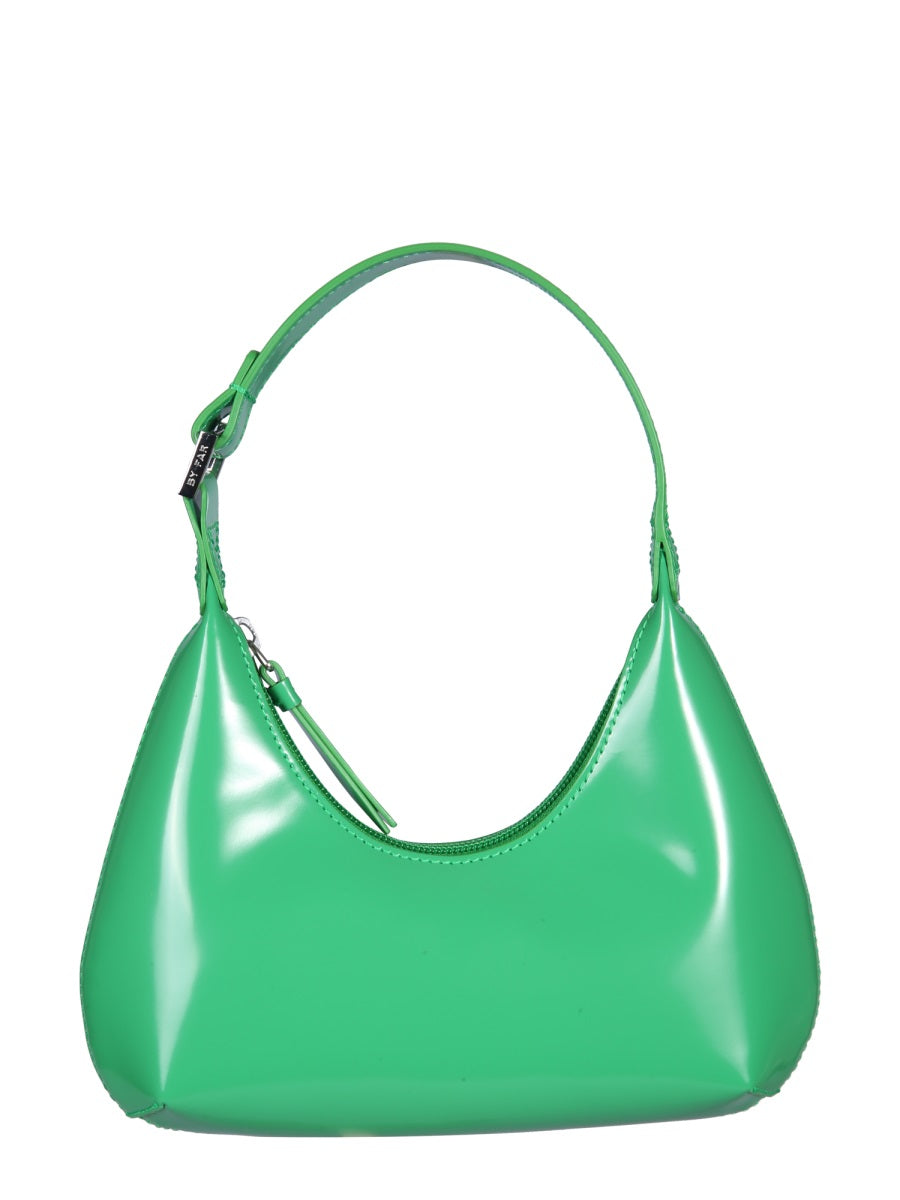 Mini Amber Shoulder Bag Green Leather