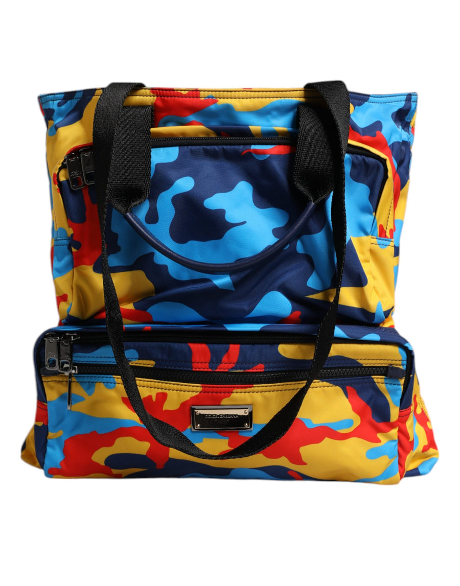 Dolce & Gabbana Nylon tote bag in multicolor