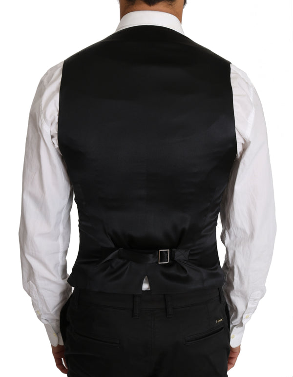 Dolce & Gabbana 100% Virgin wool vest in gray