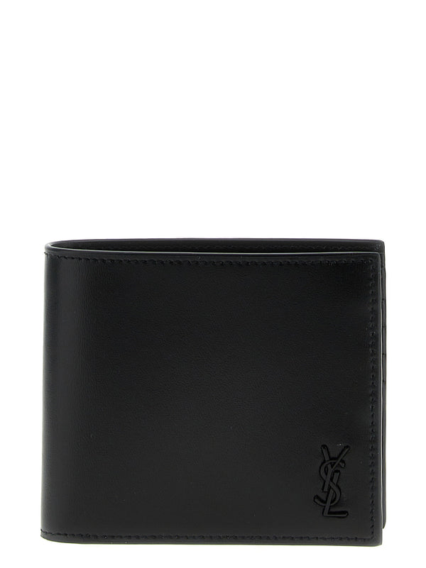 Saint Laurent شعار جلد محفظة