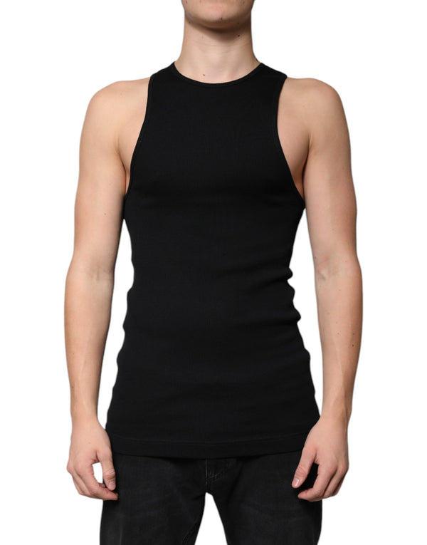 Dolce & Gabbana 100% Cotton tank top in black