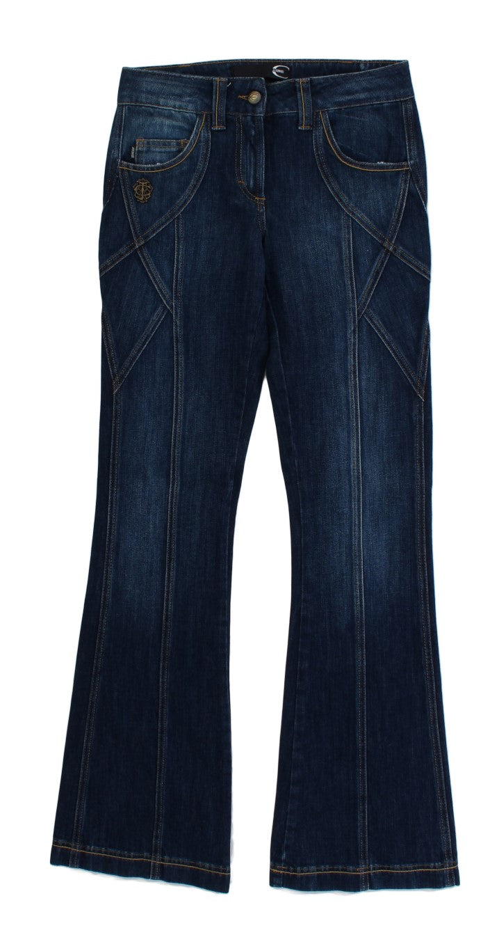 Roberto Cavalli 89% Cotton jeans in blue