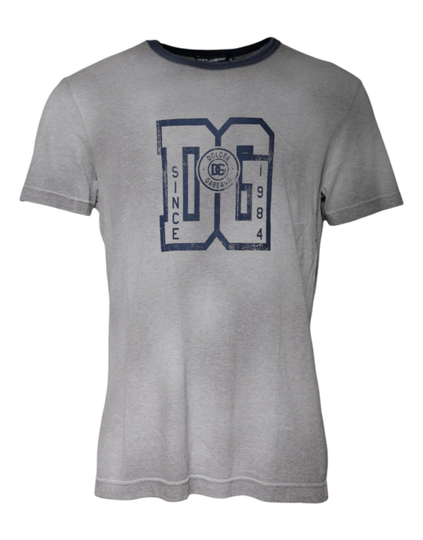 Dolce & Gabbana 100% Cotton t-shirt in gray