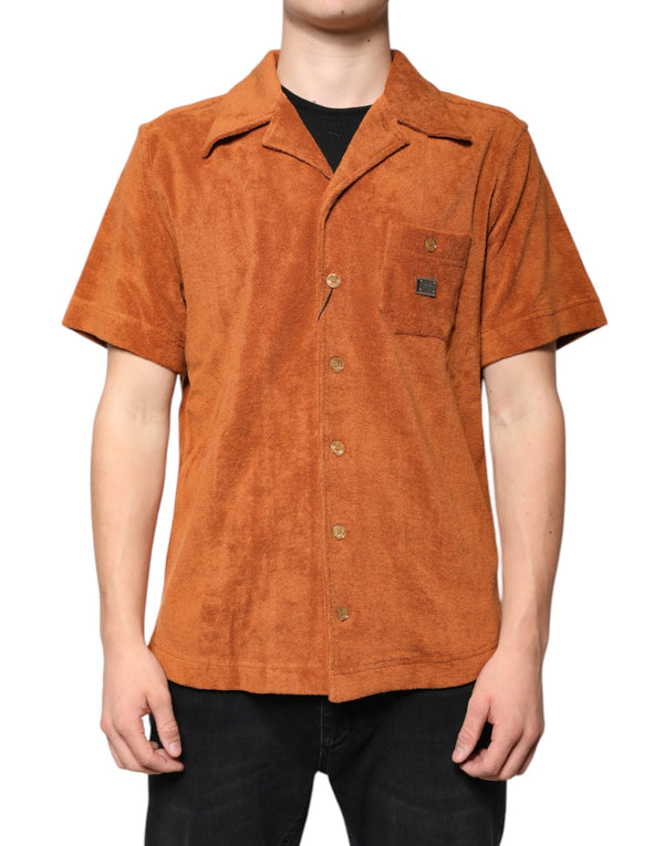 Dolce & Gabbana 100% Cotton (velvet) shirt in orange