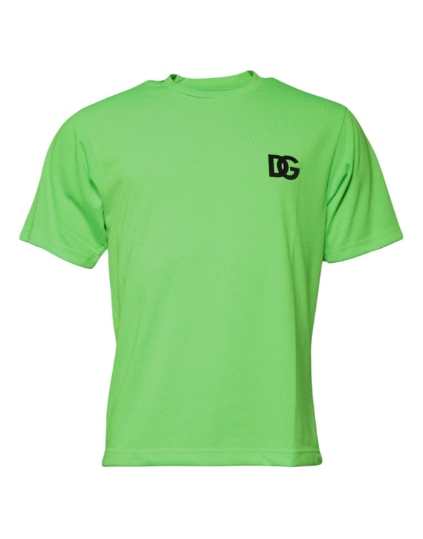 Dolce & Gabbana 100% Polyester t-shirt in green