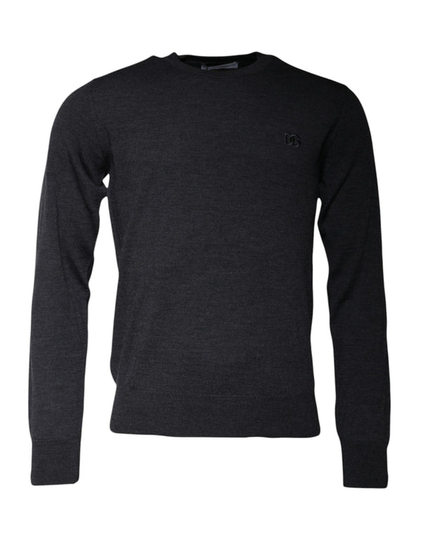 Dolce & Gabbana 100% Virgin Wool sweater in gray