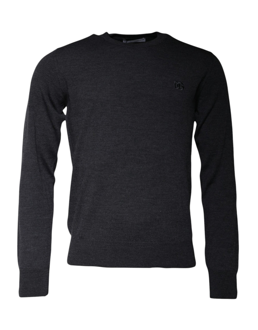 Dolce & Gabbana 100% Virgin Wool sweater in gray