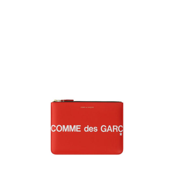 Comme des Garçons 100% Calf Leather Bos Taurus coin purse in red