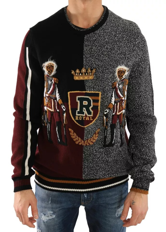 Dolce & Gabbana 80% Wool sweater in gray