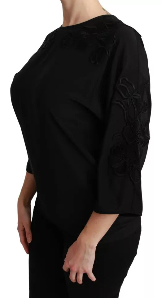 Dolce & Gabbana 100% Silk blouse in black