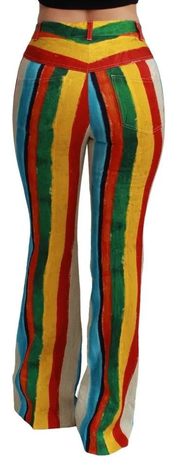 Dolce & Gabbana 50% Cotton trousers in multicolor