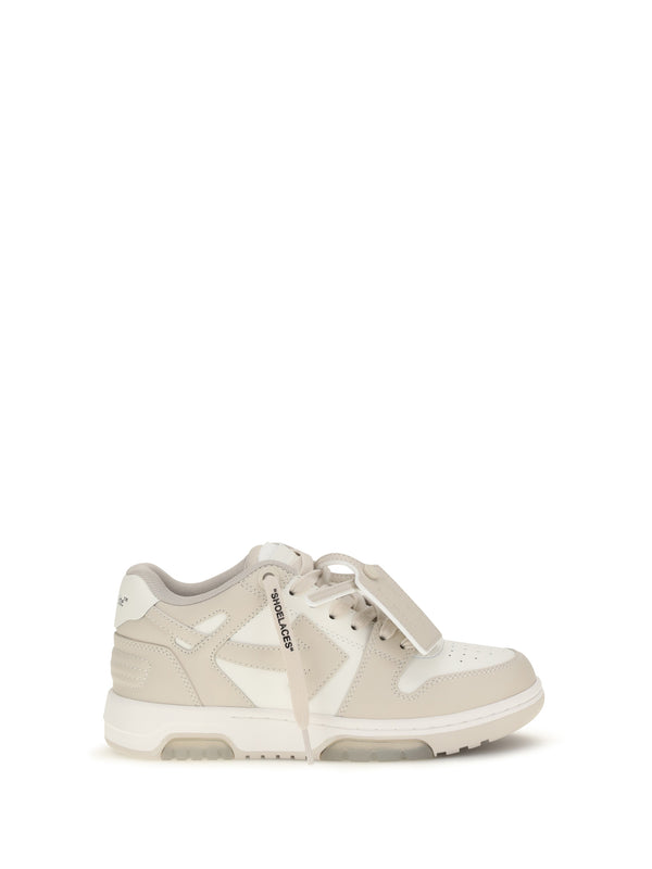 Off-White Upper: 100% calf leather; Sole: 100% rubber sneakers in white