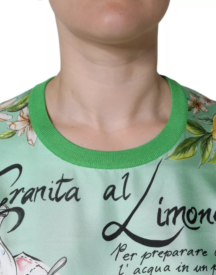 Dolce & Gabbana 100% Silk sweater in green