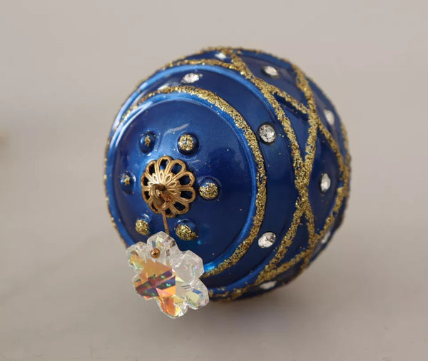 Dolce & Gabbana 90% Brass earrings in blue