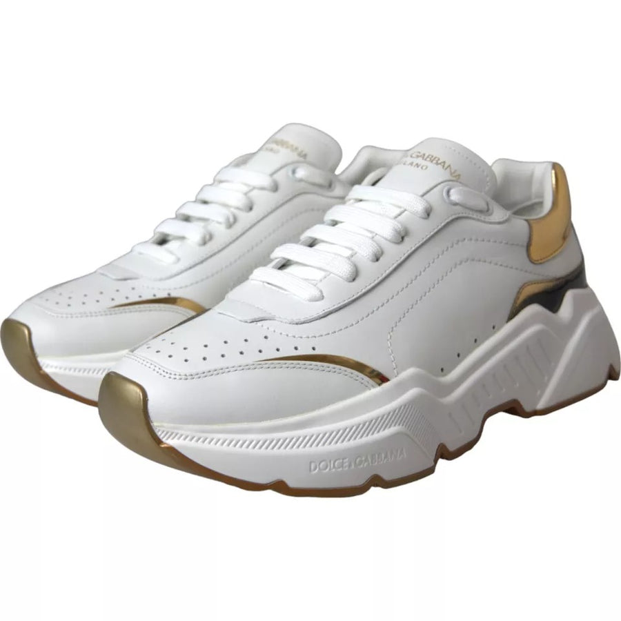 Dolce & Gabbana 100% Calfskin Leather sneaker in white